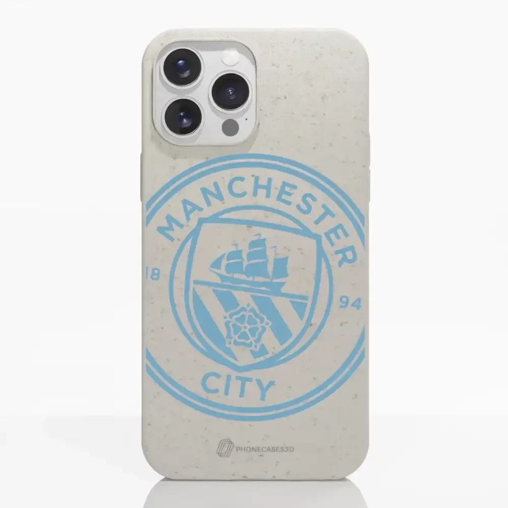 Manchester City Official Compostable Phone Case – Blue Tilted Crest - Image 9
