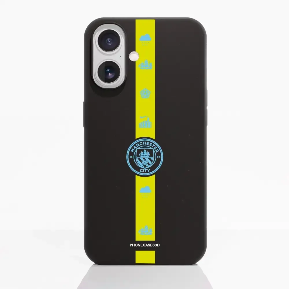 Manchester City Official Compostable Phone Case – City Glyphs - Image 84