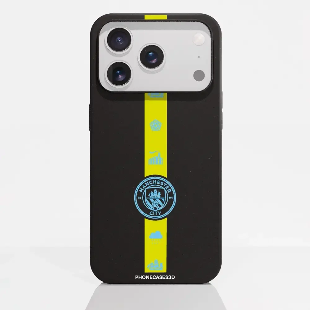 Manchester City Official Compostable Phone Case – City Glyphs - Image 87