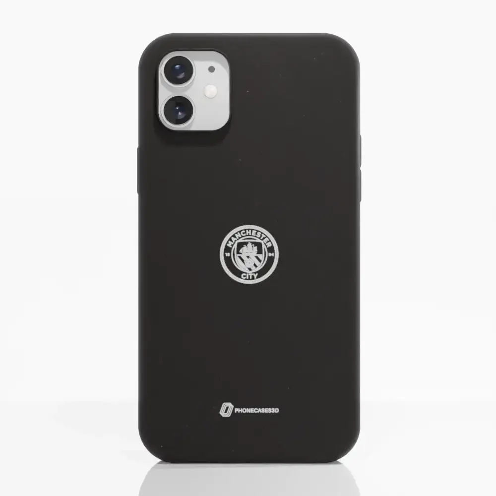 Manchester City Official Compostable Phone Case – White Crest