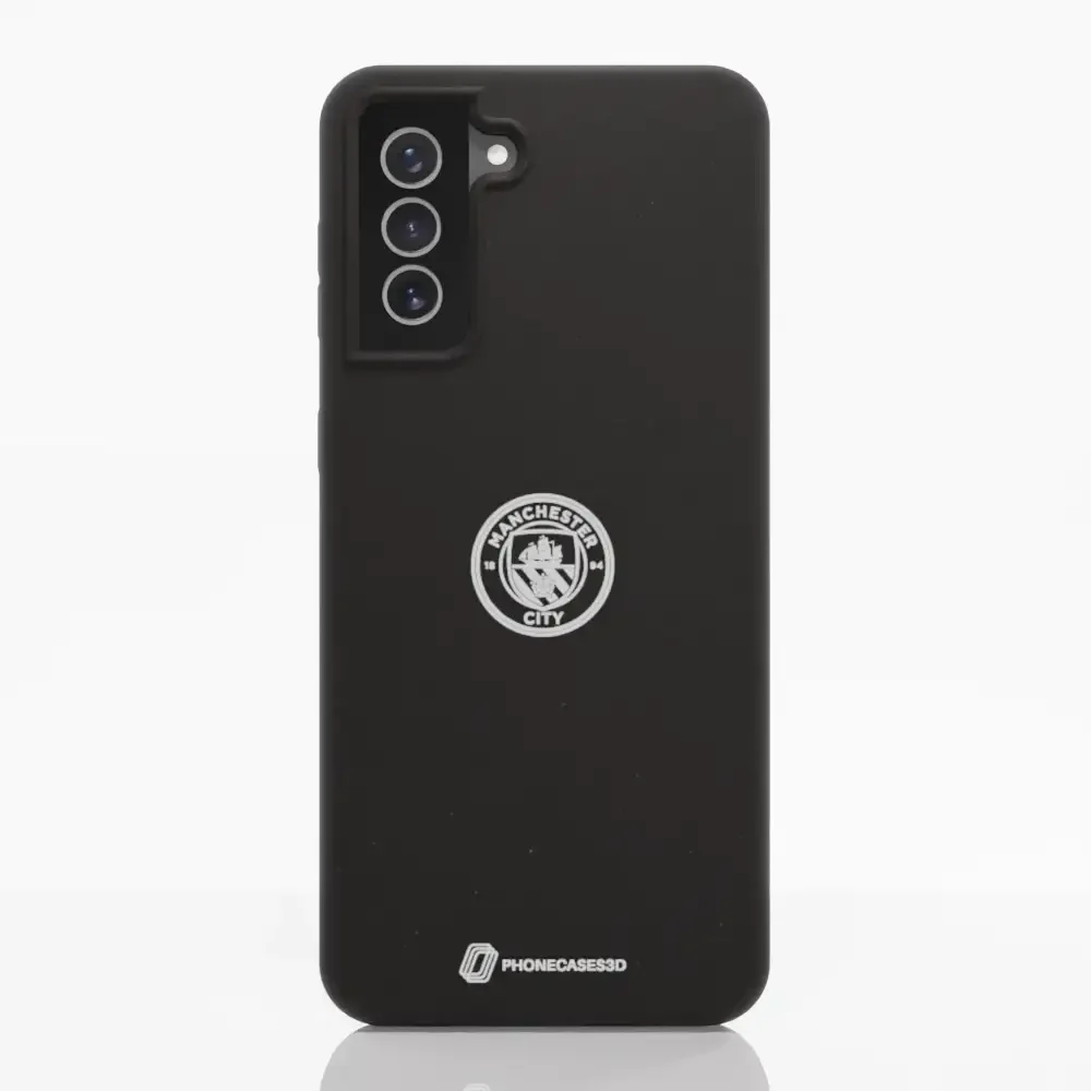 Manchester City Official Compostable Phone Case – White Crest - Image 31