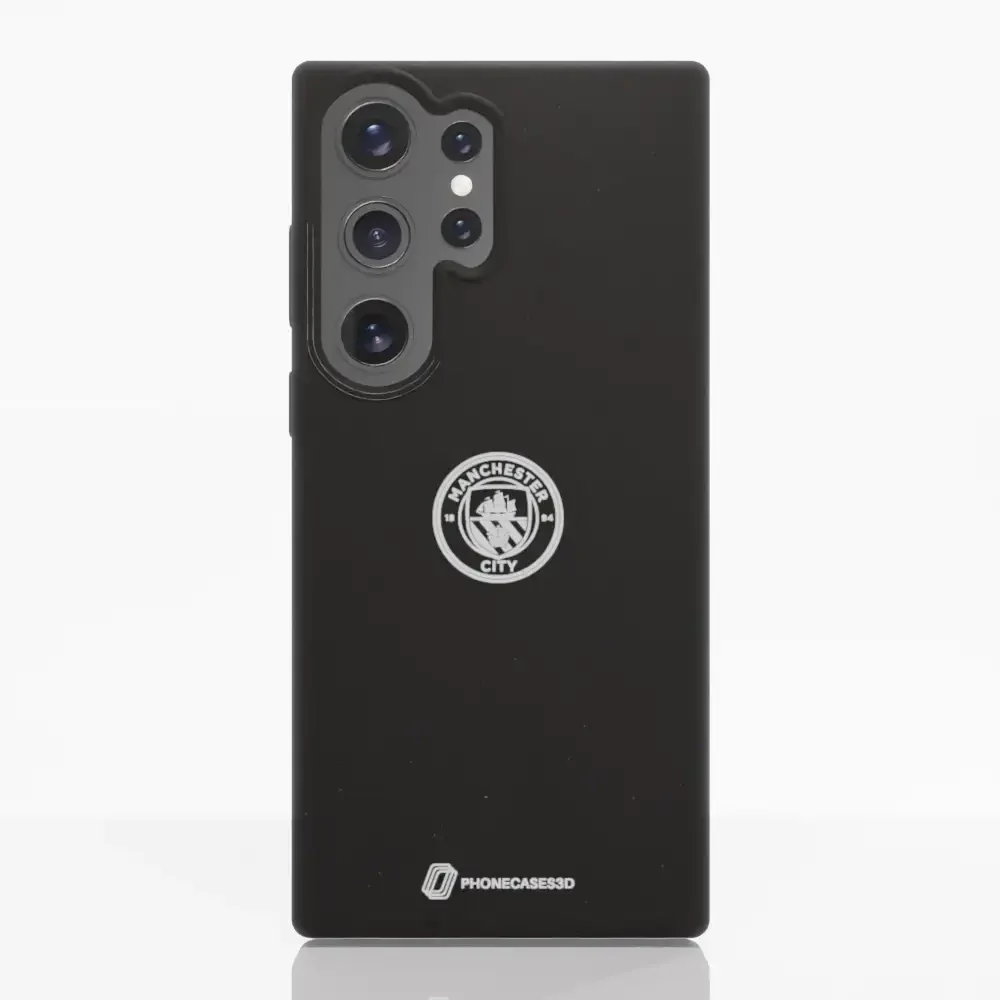 Manchester City Official Compostable Phone Case – White Crest - Image 38