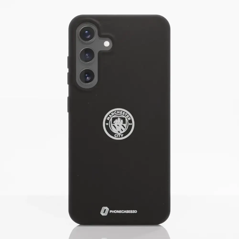Manchester City Official Compostable Phone Case – White Crest - Image 43