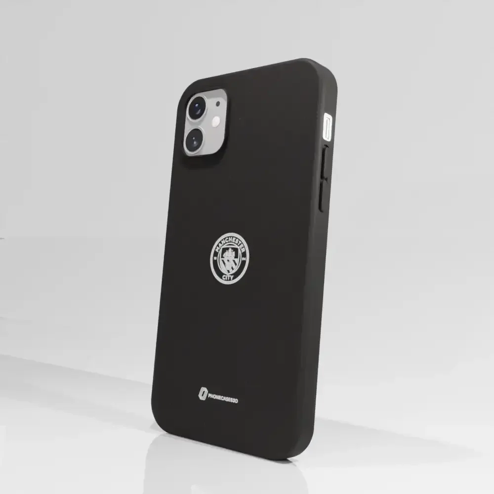 Manchester City Official Compostable Phone Case – White Crest - Image 47