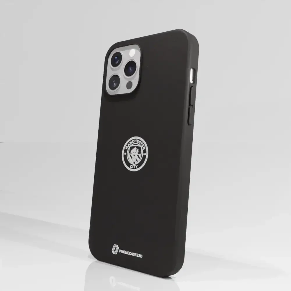 Manchester City Official Compostable Phone Case – White Crest - Image 52