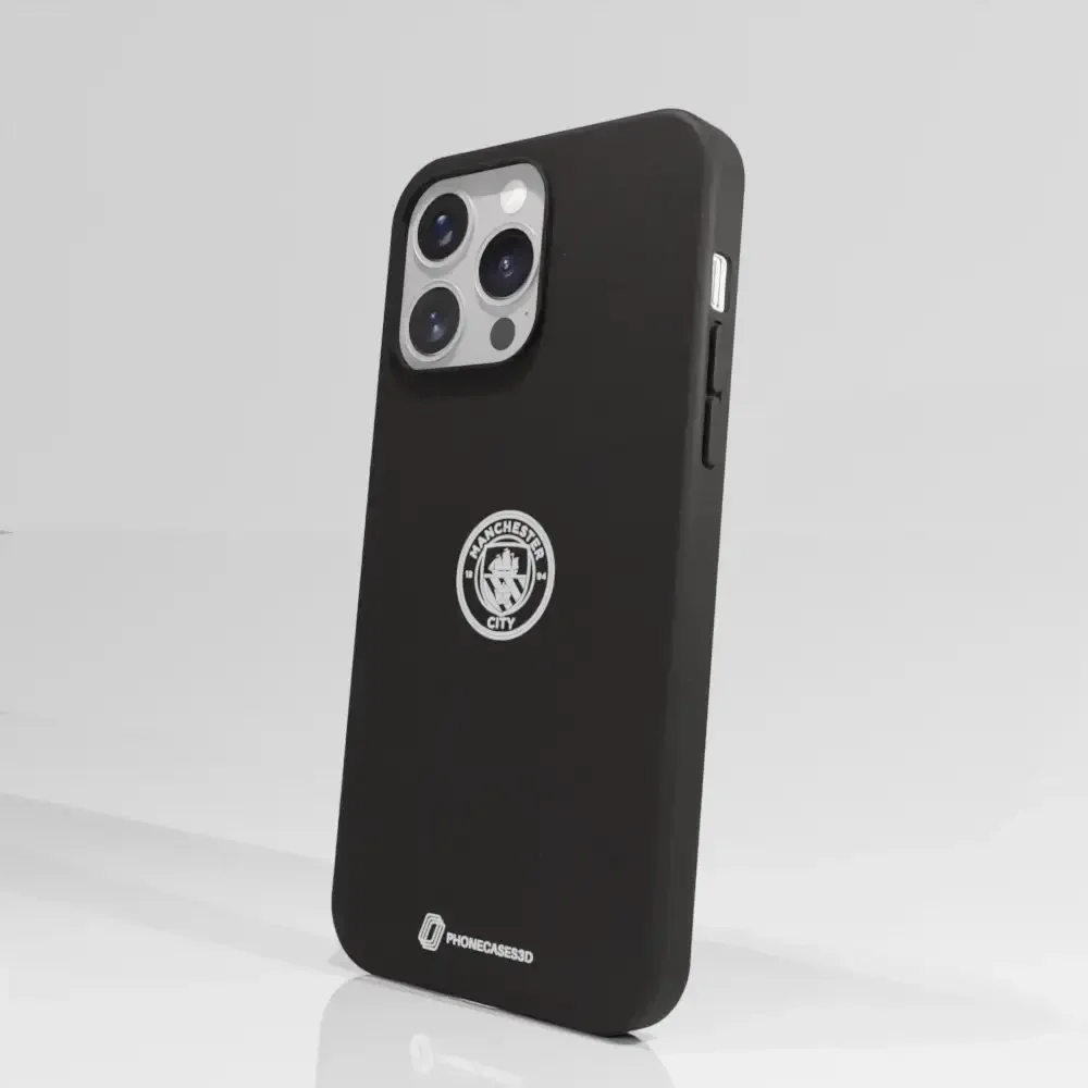 Manchester City Official Compostable Phone Case – White Crest - Image 68