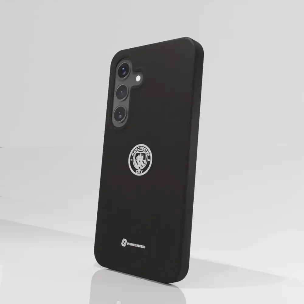 Manchester City Official Compostable Phone Case – White Crest - Image 81