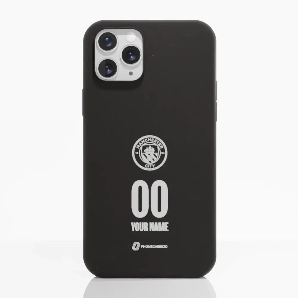Manchester City Official Compostable Phone Case – White Crest - Image 2