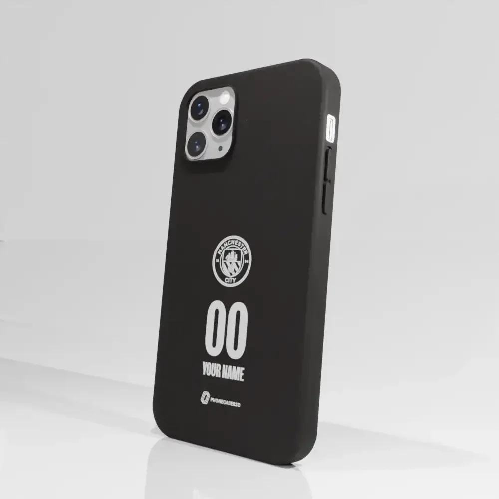 Manchester City Official Compostable Phone Case – White Crest - Image 48