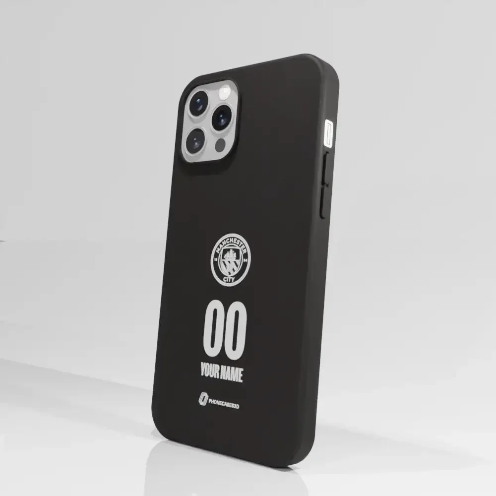 Manchester City Official Compostable Phone Case – White Crest - Image 51