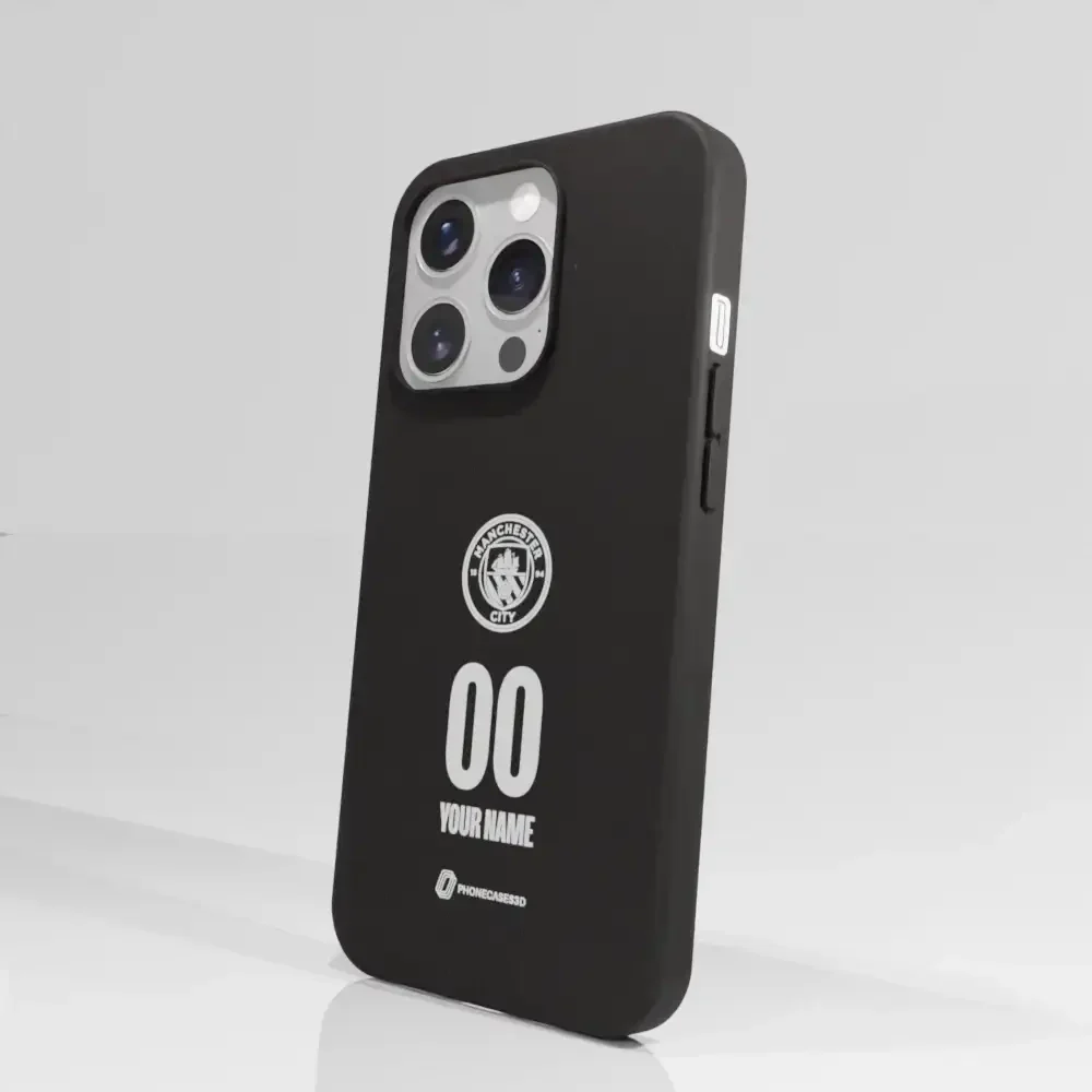 Manchester City Official Compostable Phone Case – White Crest - Image 67