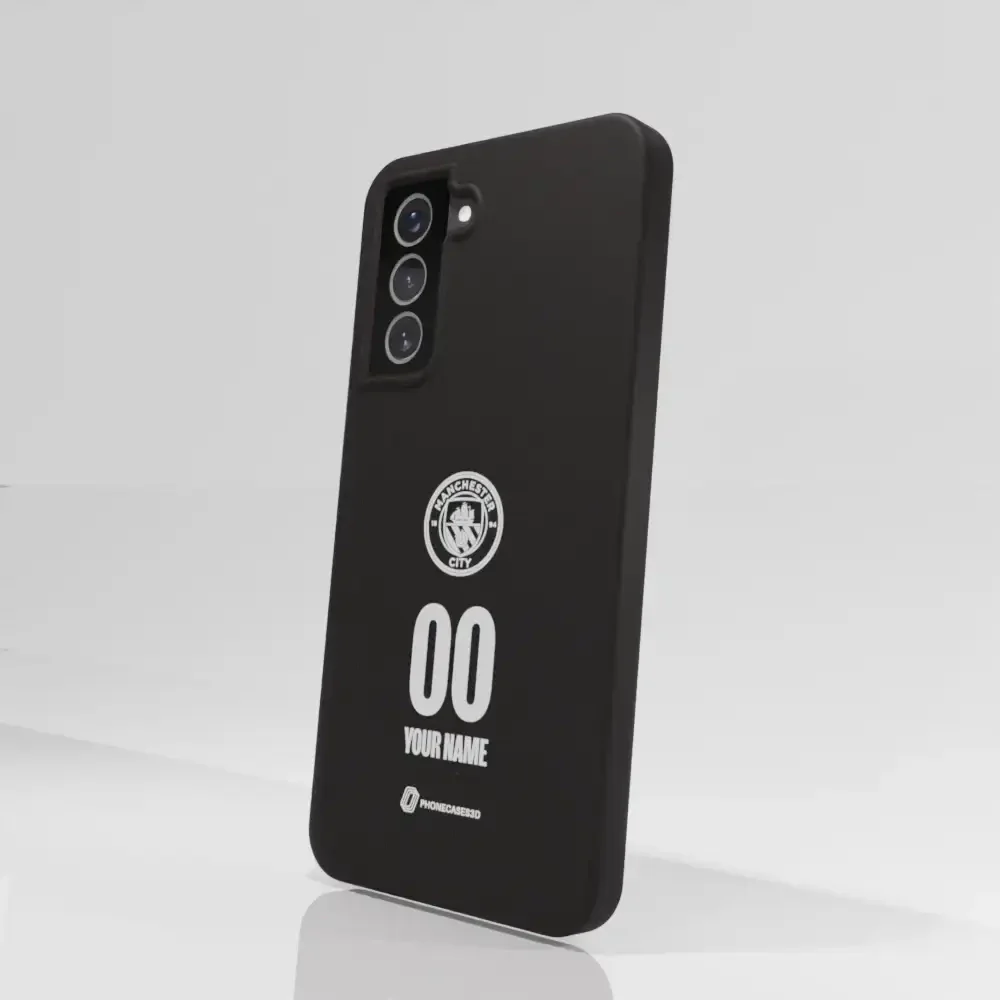 Manchester City Official Compostable Phone Case – White Crest - Image 69