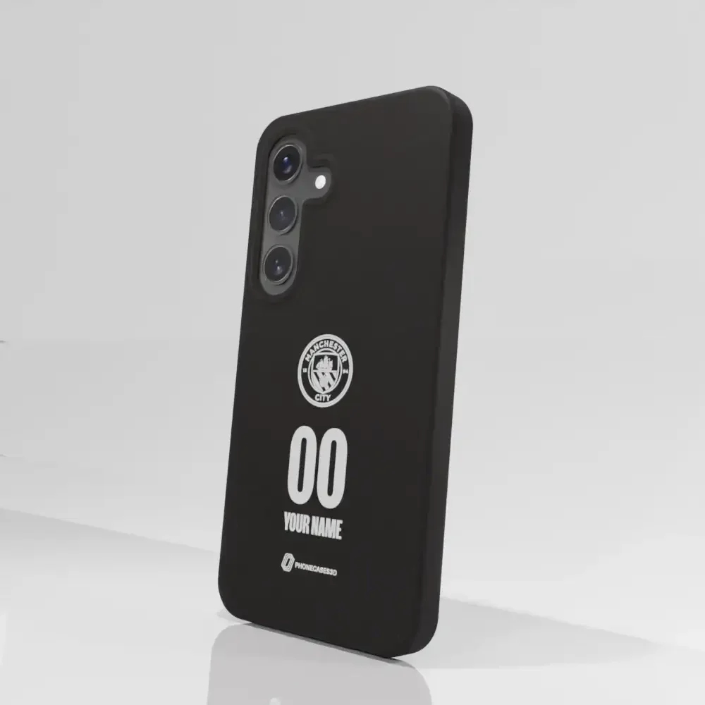 Manchester City Official Compostable Phone Case – White Crest - Image 81