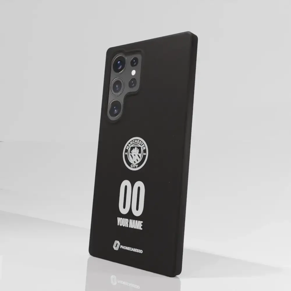 Manchester City Official Compostable Phone Case – White Crest - Image 83
