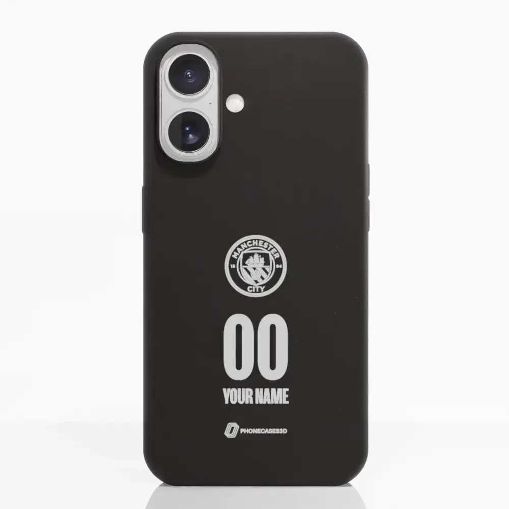 Manchester City Official Compostable Phone Case – White Crest - Image 84