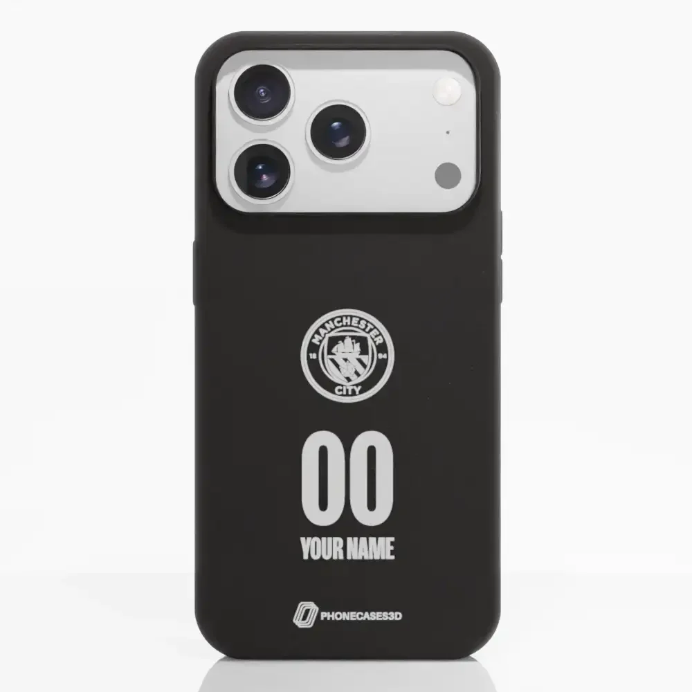 Manchester City Official Compostable Phone Case – White Crest - Image 87