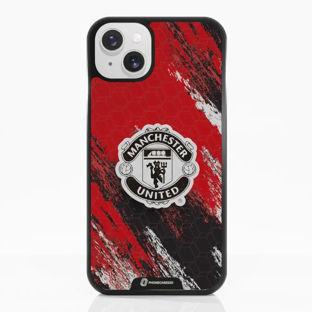 Manchester United Official 3D Phone Case Design black shield - Image 13