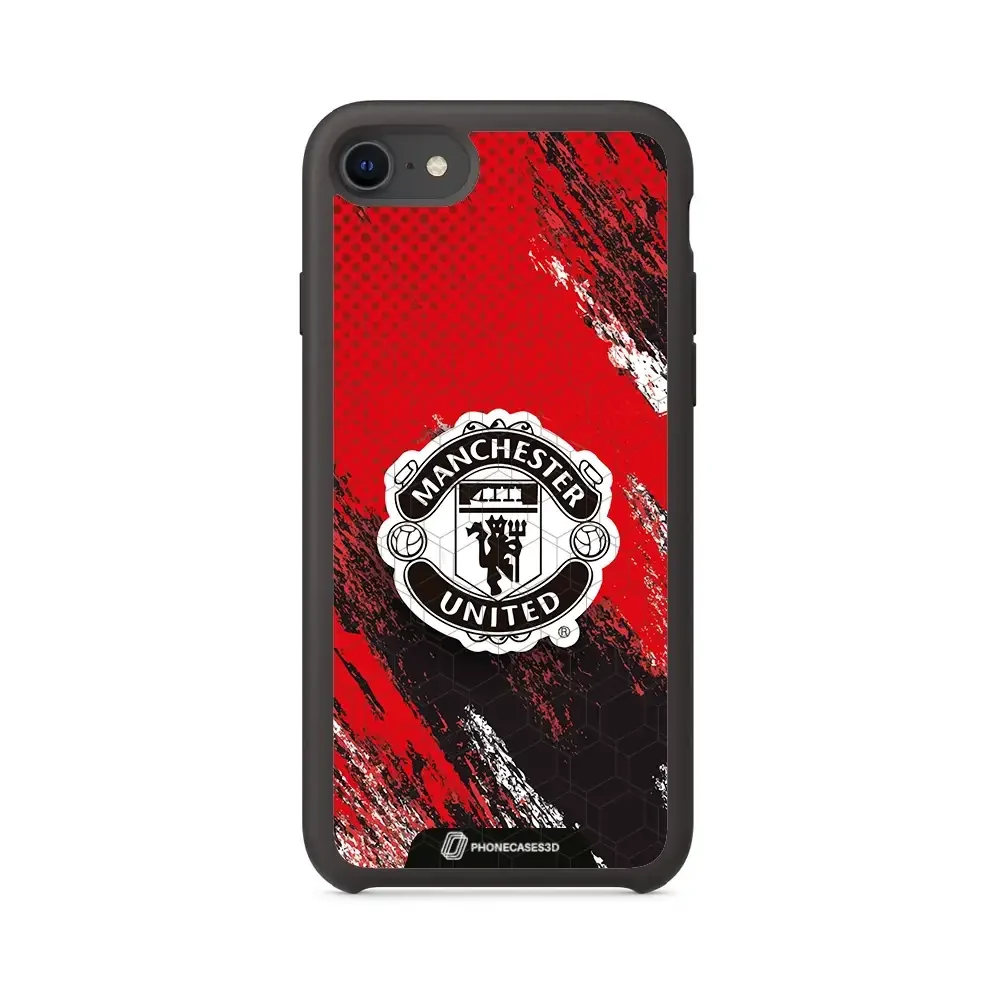 Manchester United Official 3D Phone Case Design black shield - Image 33