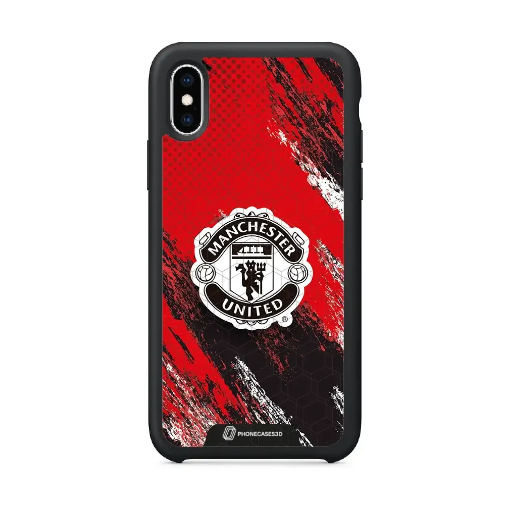 Manchester United Official 3D Phone Case Design black shield - Image 35
