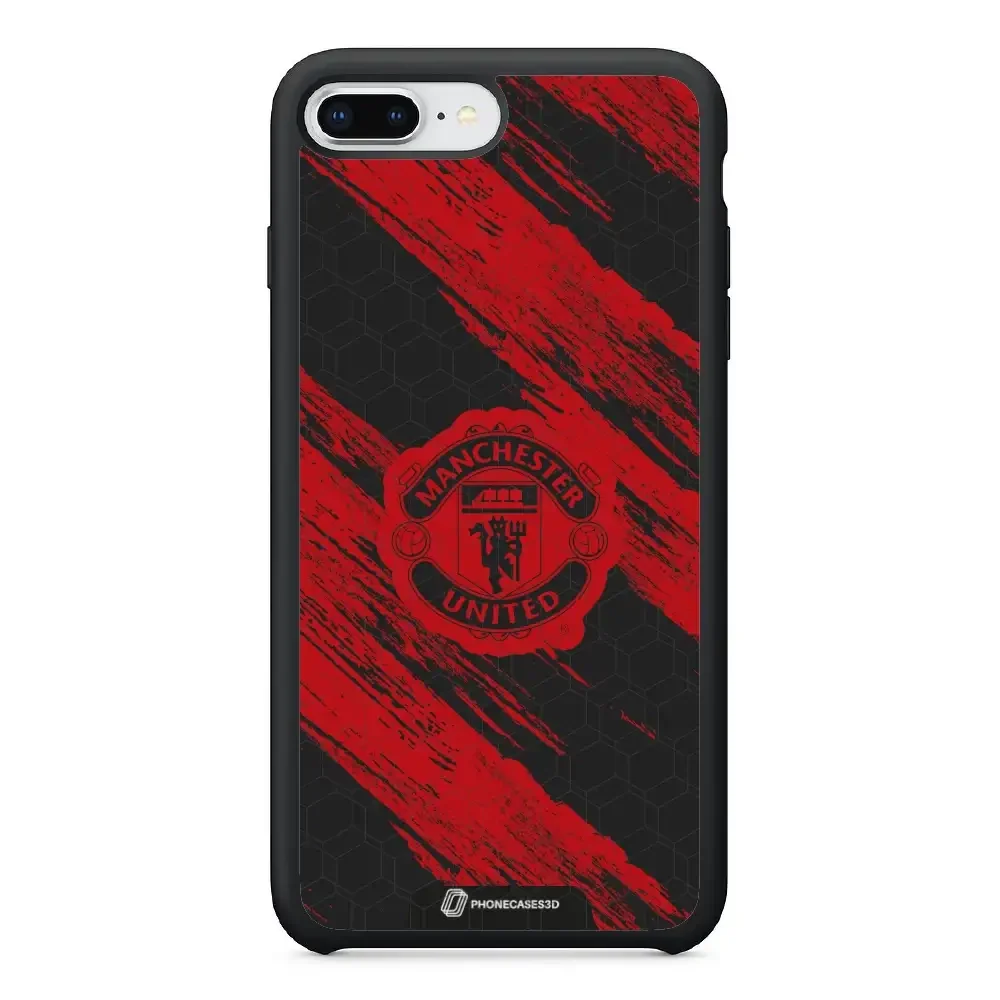 Manchester United Official 3D Phone Case Design red & black abstract - Image 30