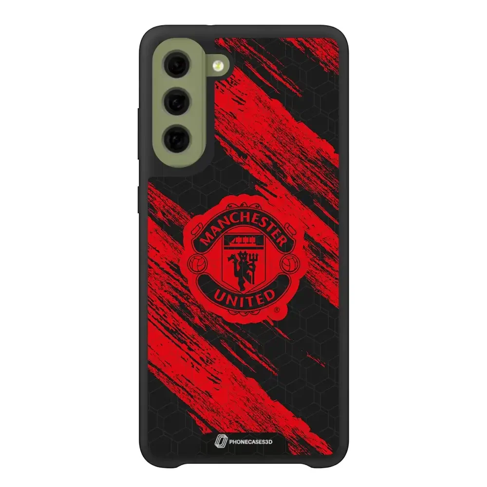 Manchester United Official 3D Phone Case Design red & black abstract - Image 48