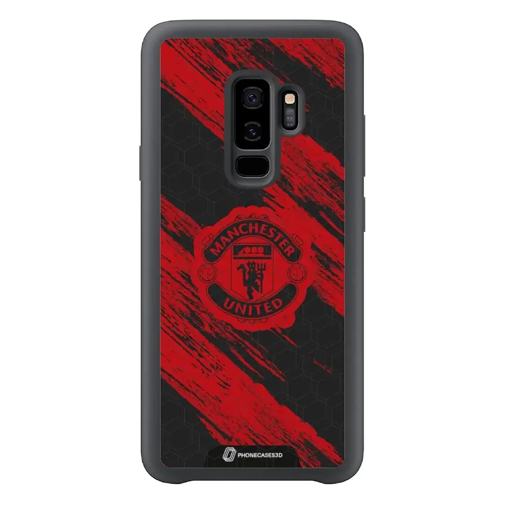 Manchester United Official 3D Phone Case Design red & black abstract - Image 65