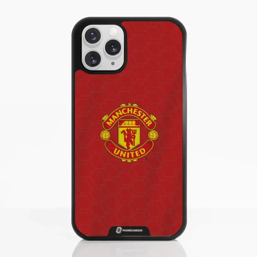 Manchester United Official 3D Phone Case Design red shirt - Image 2