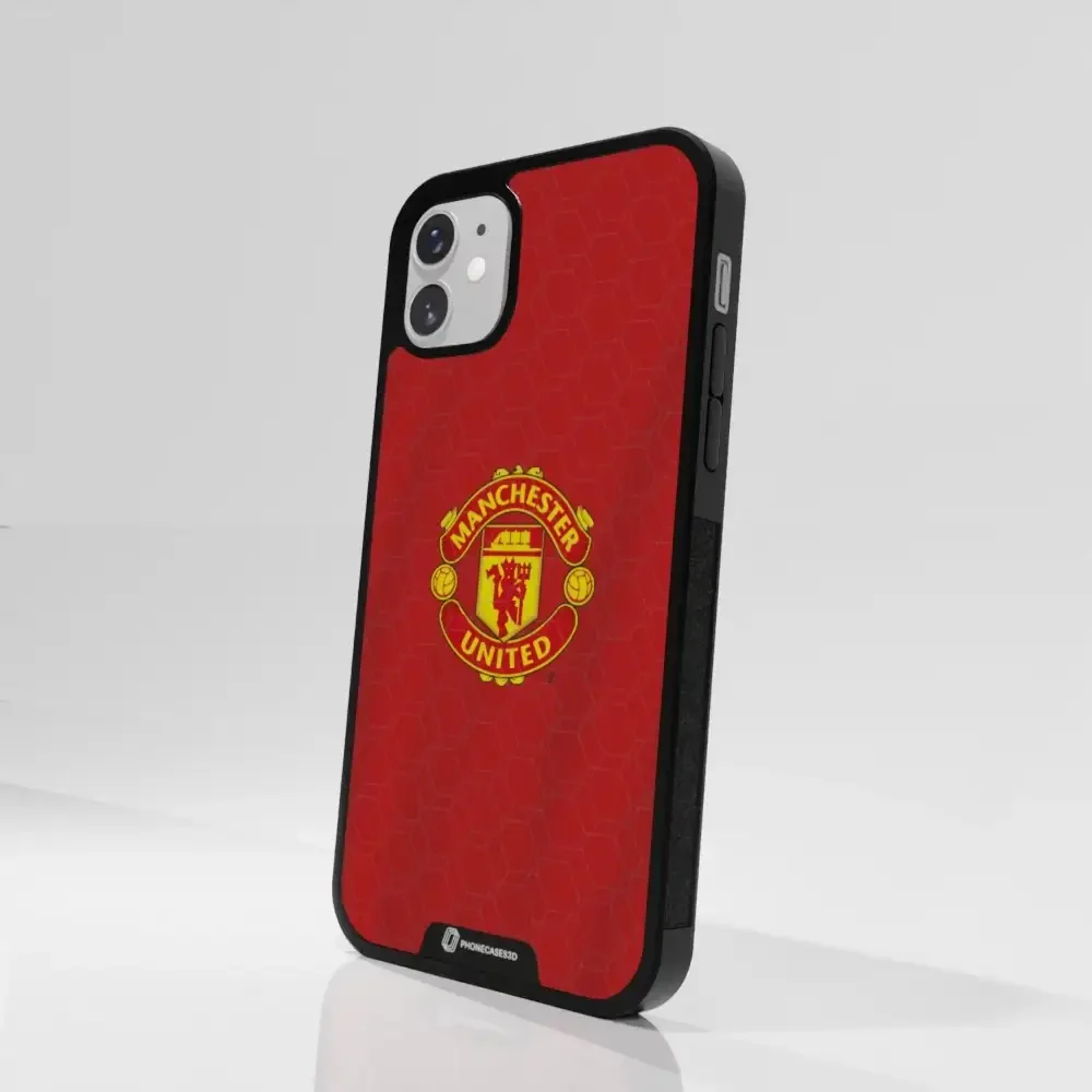 Manchester United Official 3D Phone Case Design red shirt - Image 35