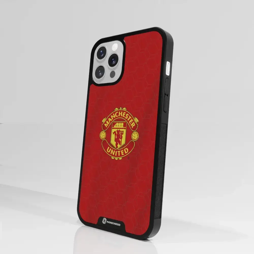 Manchester United Official 3D Phone Case Design red shirt - Image 40