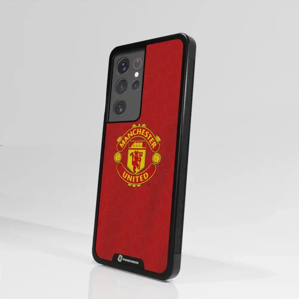 Manchester United Official 3D Phone Case Design red shirt - Image 56