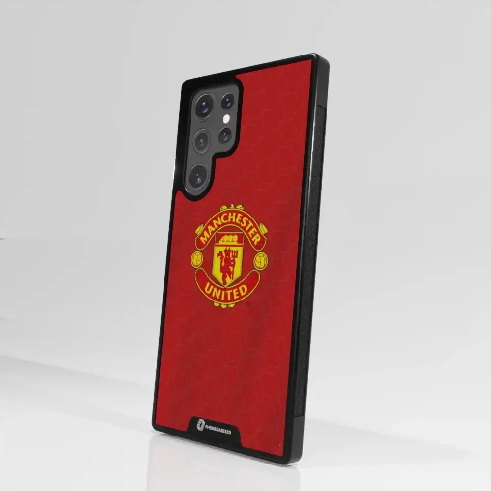 Manchester United Official 3D Phone Case Design red shirt - Image 59