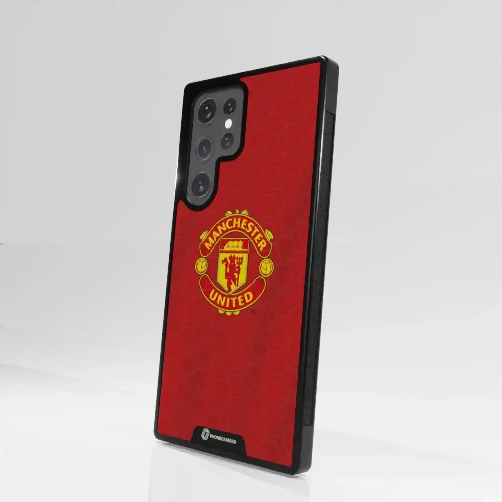 Manchester United Official 3D Phone Case Design red shirt - Image 64