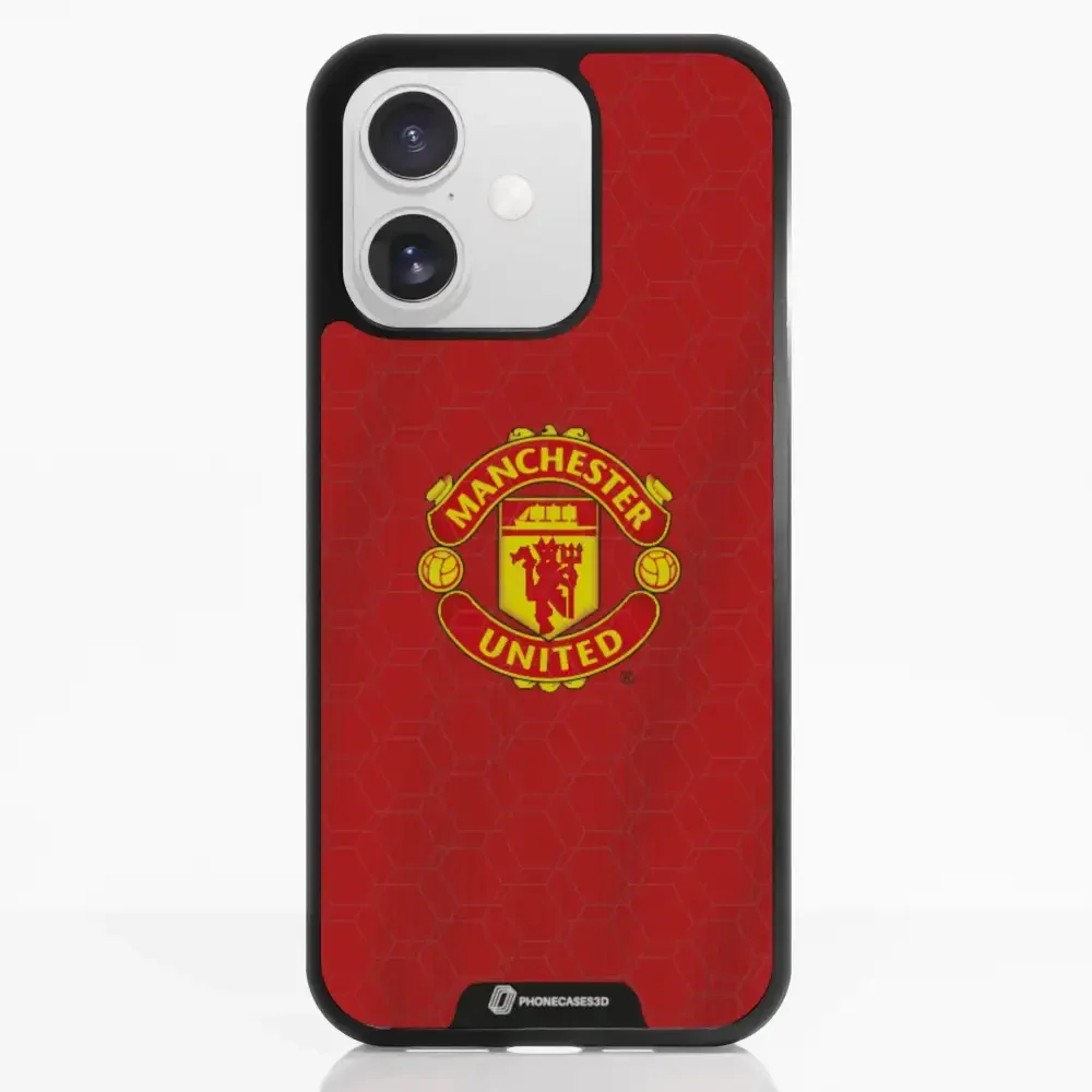 Manchester United Official 3D Phone Case Design red shirt - Image 68