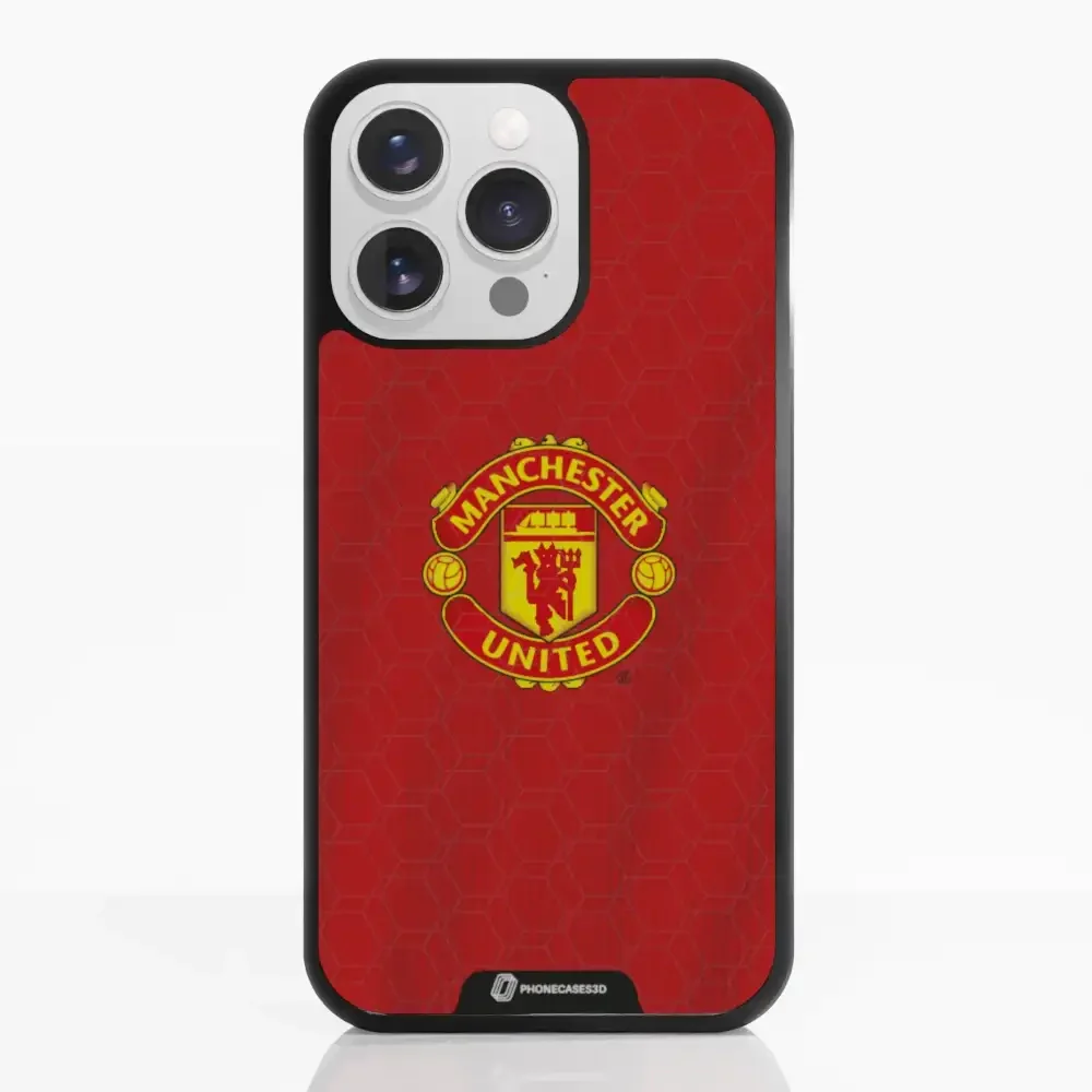 Manchester United Official 3D Phone Case Design red shirt - Image 8