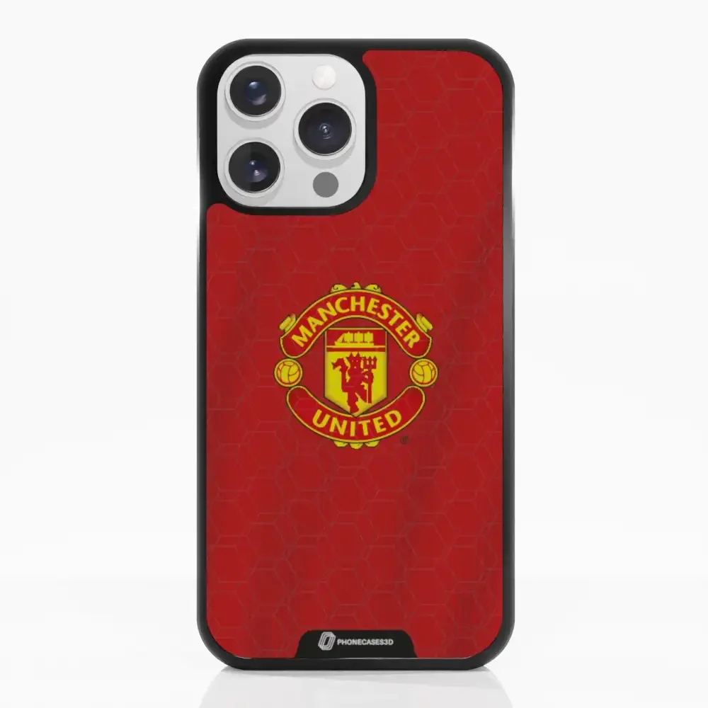 Manchester United Official 3D Phone Case Design red shirt - Image 9