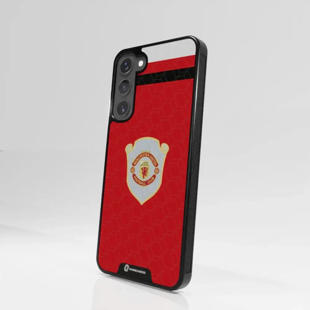 Manchester United Official 3D Phone Case Design Retro red shirt - Image 102