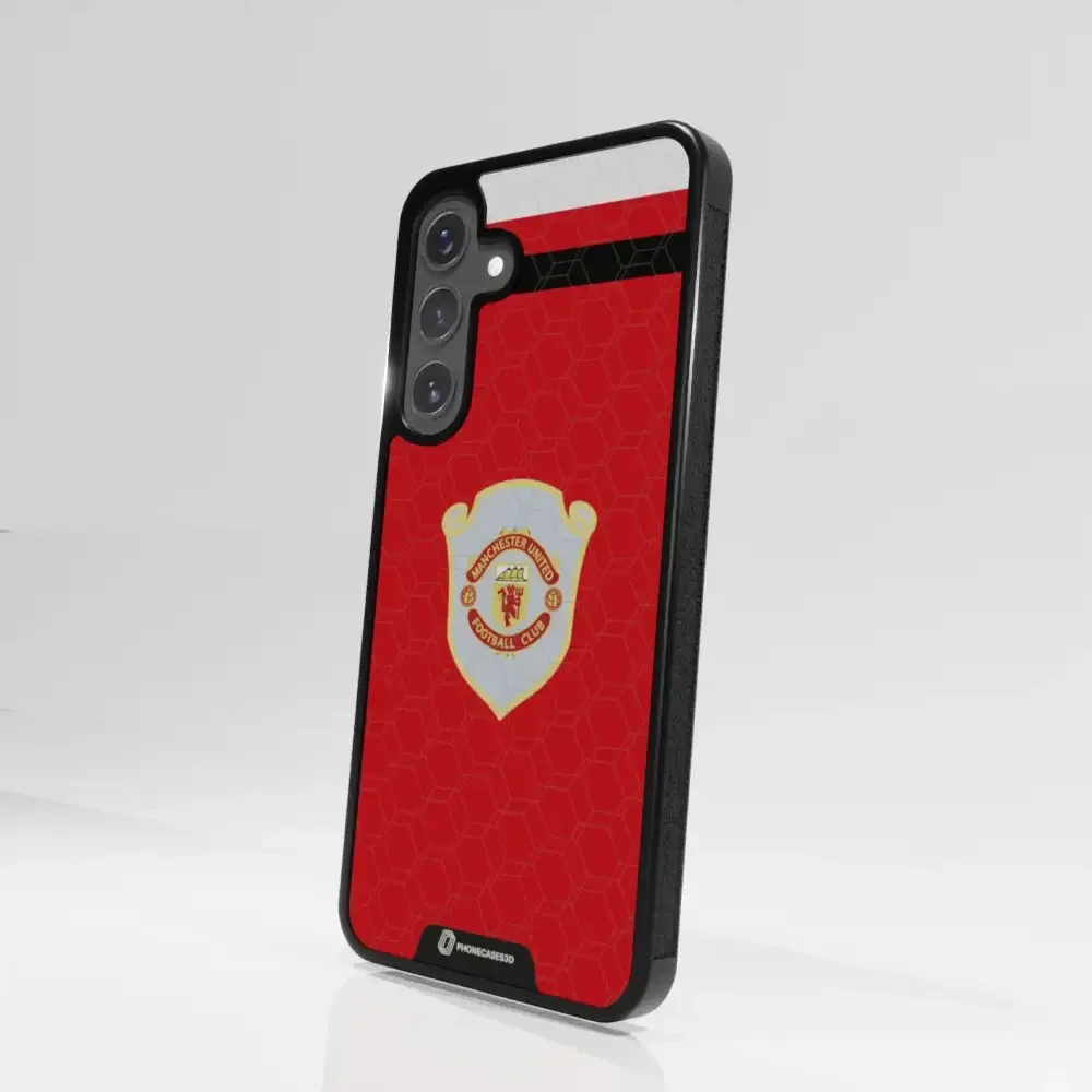 Manchester United Official 3D Phone Case Design Retro red shirt - Image 105