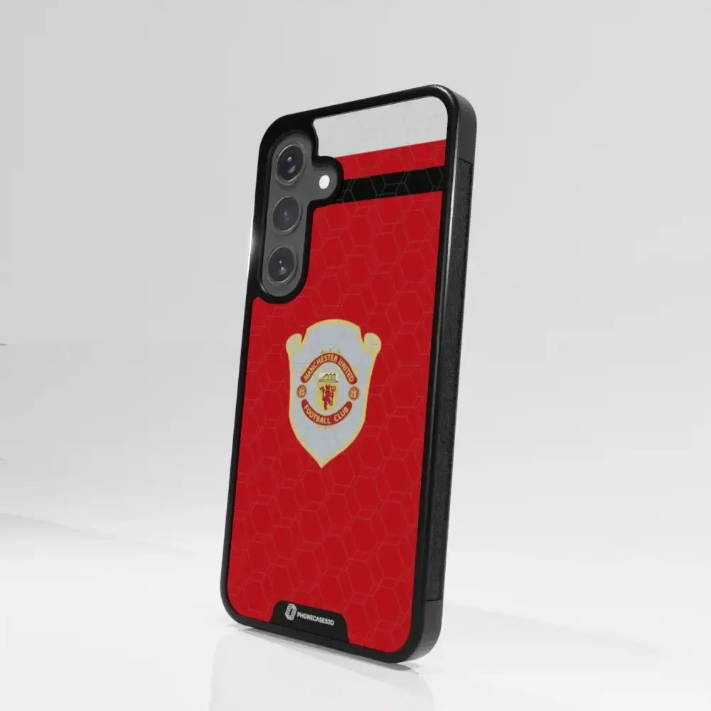 Manchester United Official 3D Phone Case Design Retro red shirt - Image 107