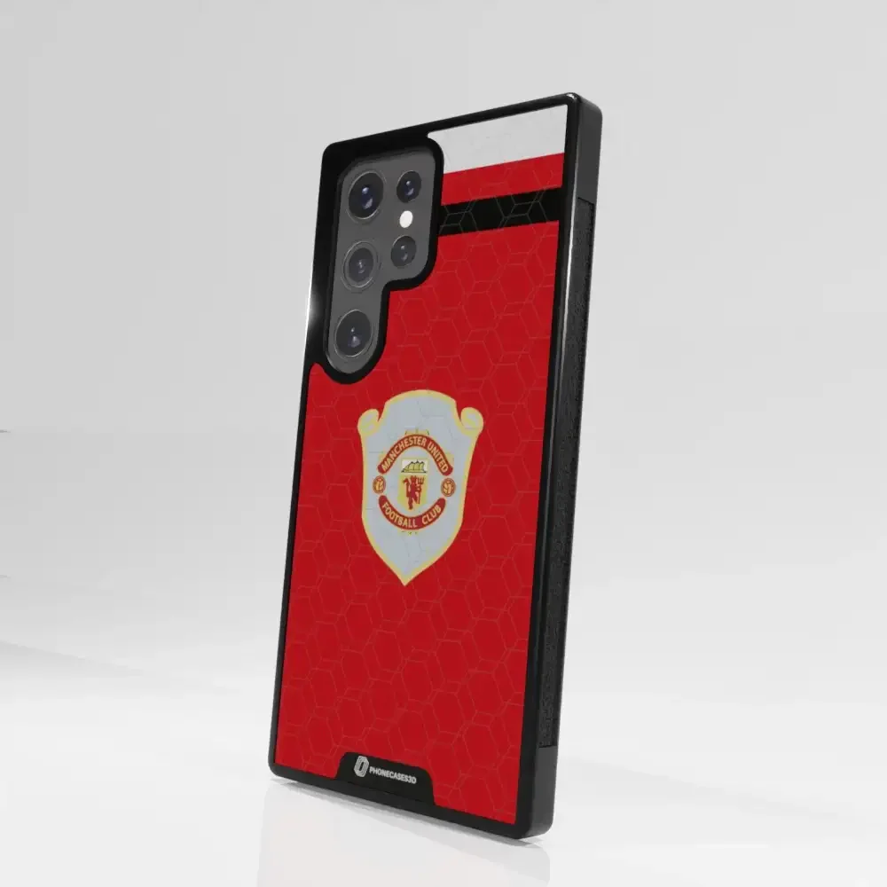 Manchester United Official 3D Phone Case Design Retro red shirt - Image 109