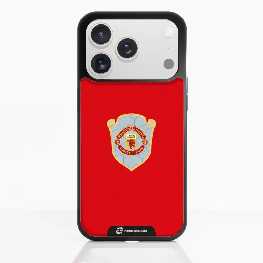 Manchester United Official 3D Phone Case Design Retro red shirt - Image 115