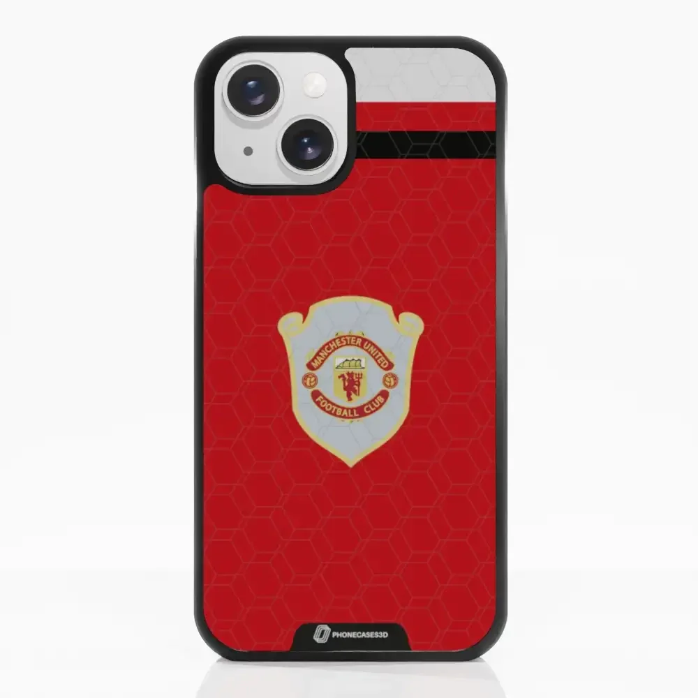 Manchester United Official 3D Phone Case Design Retro red shirt - Image 16