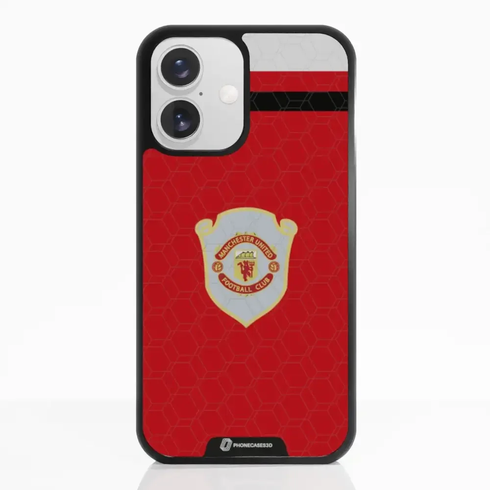 Manchester United Official 3D Phone Case Design Retro red shirt - Image 20