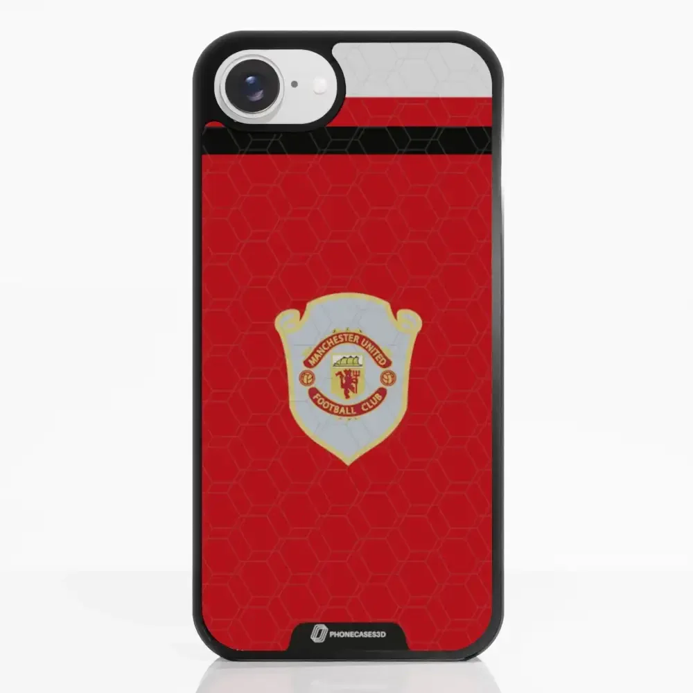 Manchester United Official 3D Phone Case Design Retro red shirt - Image 21