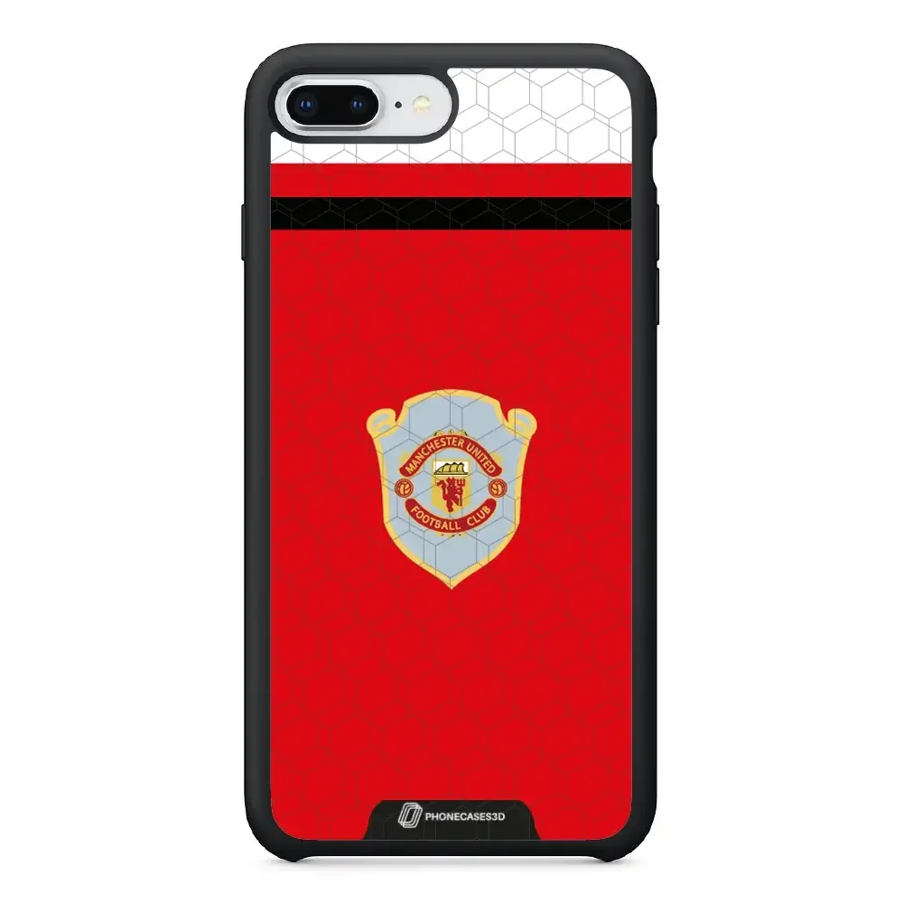 Manchester United Official 3D Phone Case Design Retro red shirt - Image 30