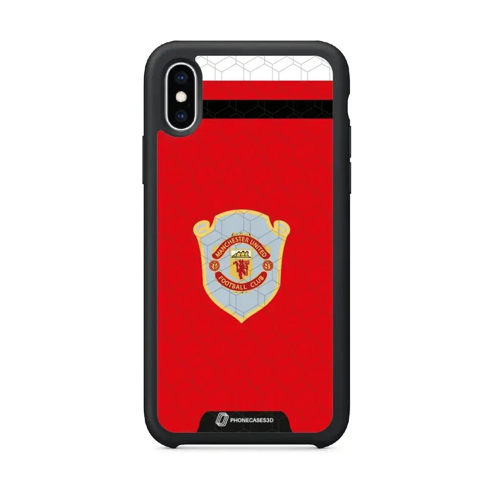 Manchester United Official 3D Phone Case Design Retro red shirt - Image 37