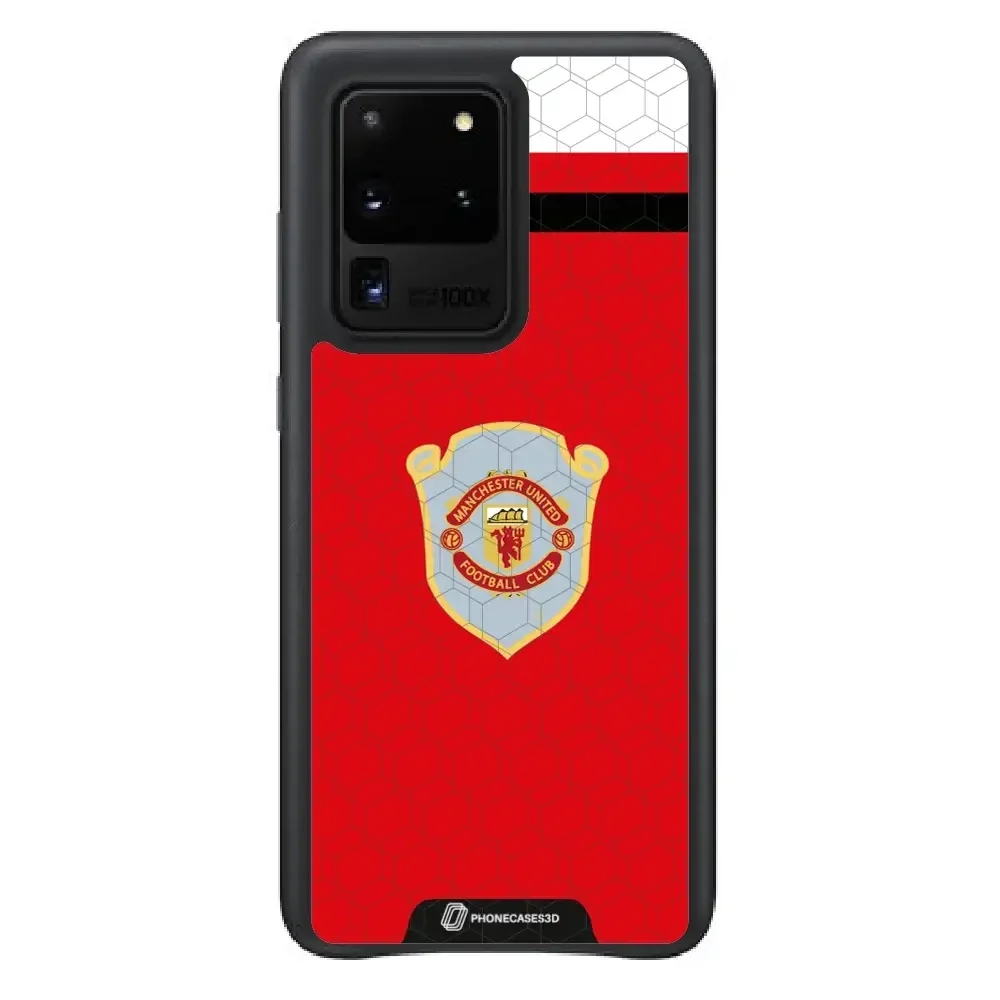 Manchester United Official 3D Phone Case Design Retro red shirt - Image 46
