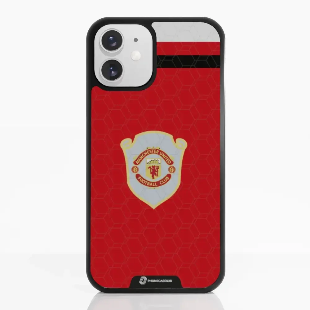 Manchester United Official 3D Phone Case Design Retro red shirt - Image 5