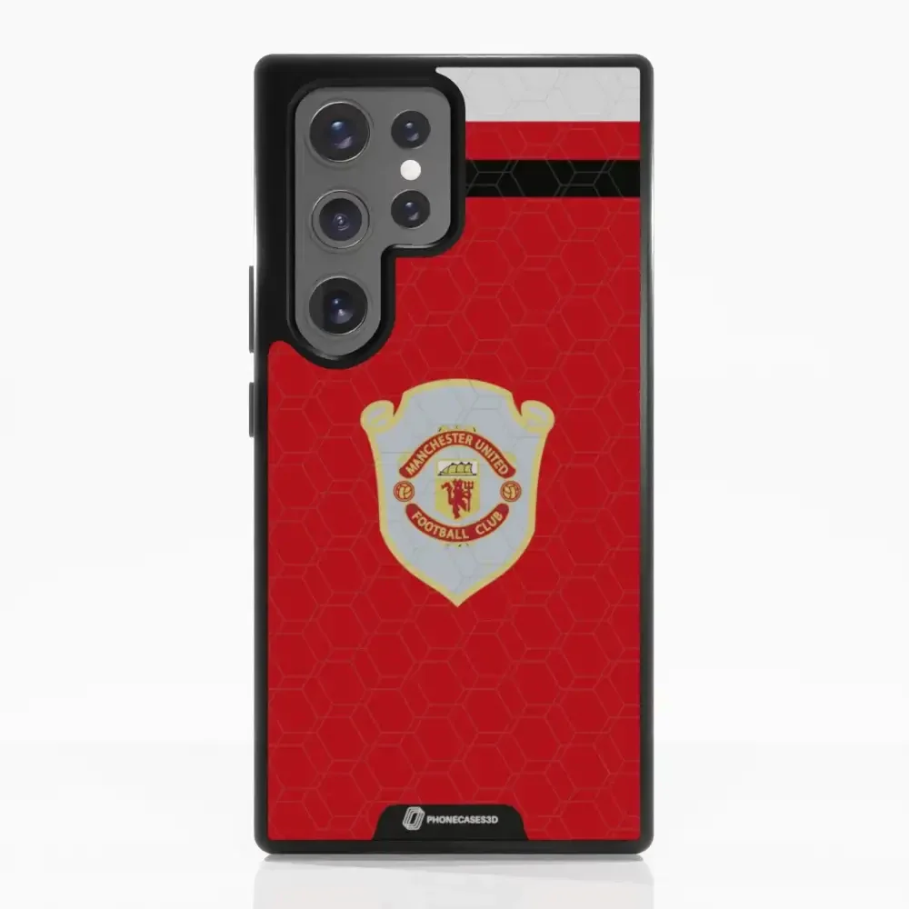 Manchester United Official 3D Phone Case Design Retro red shirt - Image 63