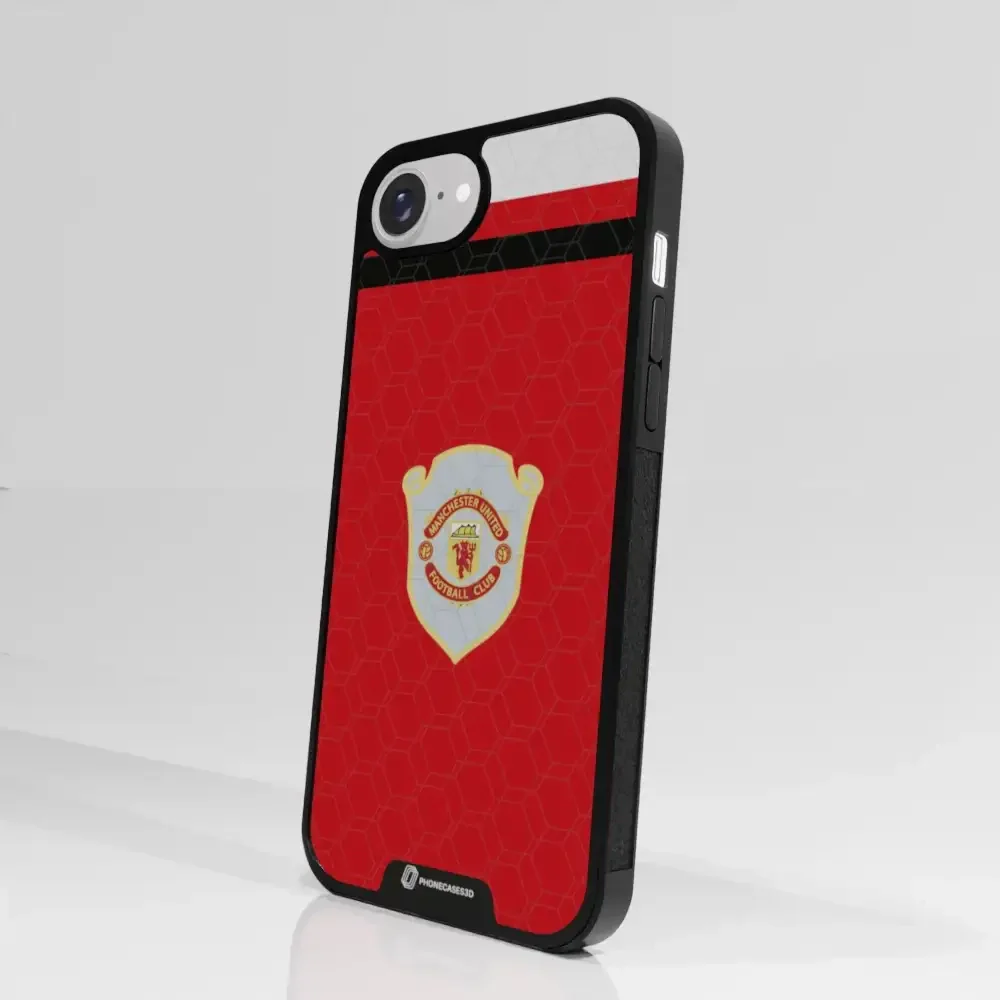 Manchester United Official 3D Phone Case Design Retro red shirt - Image 91