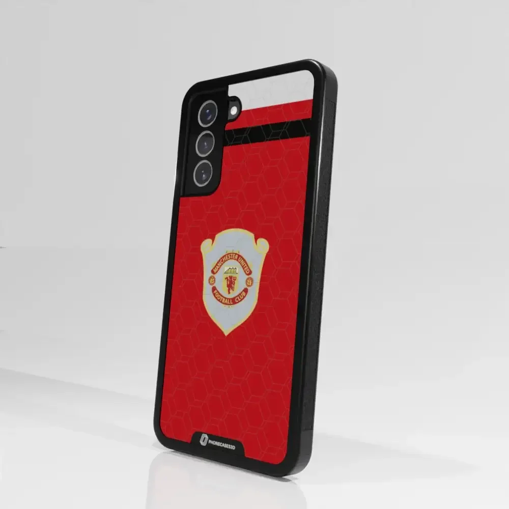 Manchester United Official 3D Phone Case Design Retro red shirt - Image 95